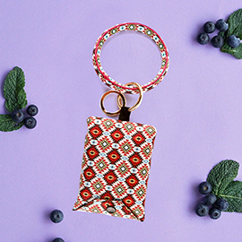 Aztec Reusable Shopping Bag / Bracelet / Keychain