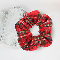 Tartan Check Scrunchie Hair Band