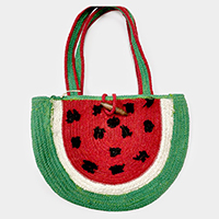 Watermelon Half Round Shoulder Bag