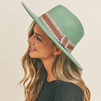 Aztec Band Panama Hat