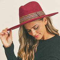 Aztec Band Panama Hat