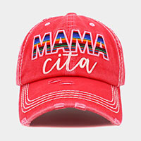 Serape MAMA CITA Message Vintage Baseball Cap