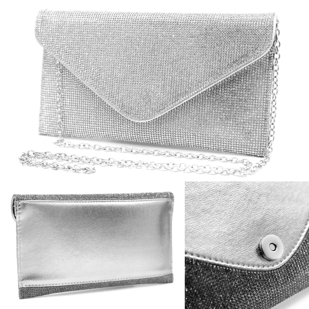 Bling Envelop Evening Clutch / Crossbody Bag