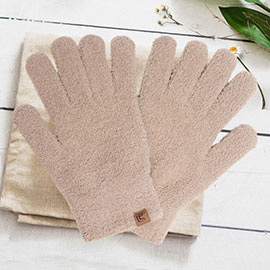 Solid Color Cozy Gloves