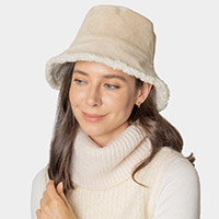 Corduroy Sherpa Bucket Hat