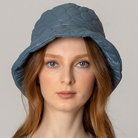 Wave Padded Puffer Bucket Hat