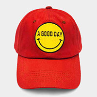 Smile A GOOD DAY Message Baseball Cap