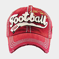 Football USA Message Vintage Baseball Cap