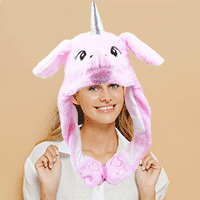 Light Up Animal Unicorn Ear Flap Hat