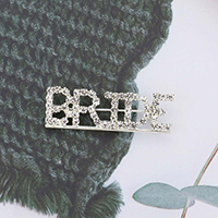 BRIDES Rhinestone Pin Brooch