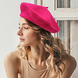 Solid Beret Hat