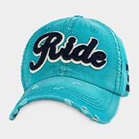 Ride Message Vintage Baseball Cap