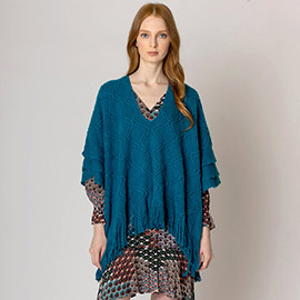 Pattern Detailed Crochet Poncho