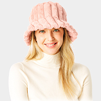 Soft Faux Fur Bucket Hat