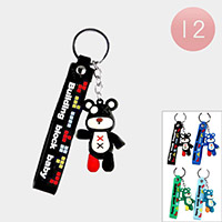 12PCS - Bear Keychains