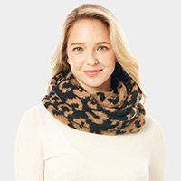 Leopard Print Infinity Scarf