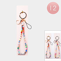 12PCS - LOVE Message Multi Beaded Keychains