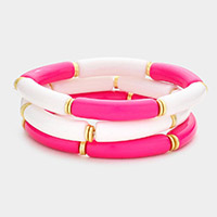 3PCS - Resin Stretch Bracelets