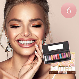 6PCS - Glitter 12 Colors Palettes