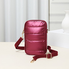 Puffer Rectangle Crossbody Bag