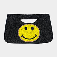 Smile Seed Beaded Tote / Crossbody Bag