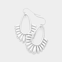 Abstract Metal Dangle Earrings