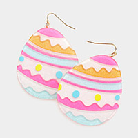 Easter Egg Resin Dangle Earrings