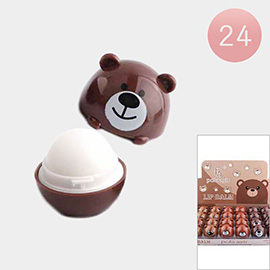 24PCS - Bear Lip Balms