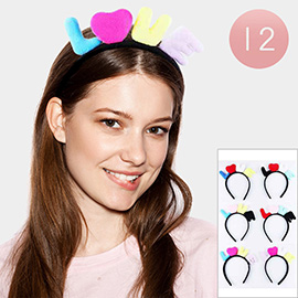 12PCS - Love Message Headbands