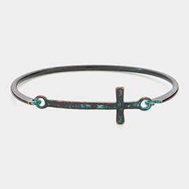 Metal Cross Hook Bracelet