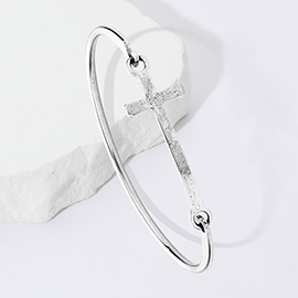 Metal Cross Hook Bracelet