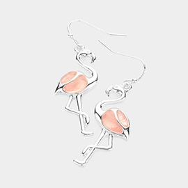 Flamingo Dangle Earrings