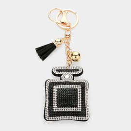 Bling Perfume Tassel Keychain