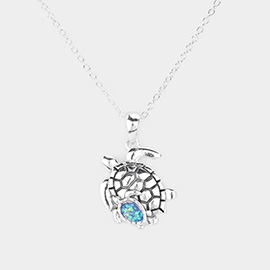 Turtle Pendant Necklace