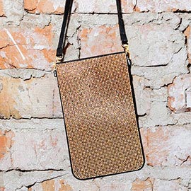 Bling Transparent Phone Case Crossbody Bag