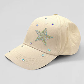 Bling Star Patterned Baseball Cap