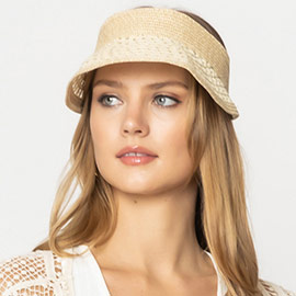 Straw Visor Sun Hat