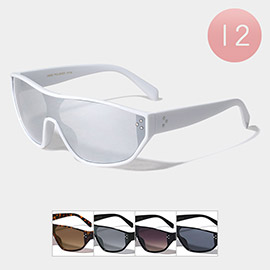 12PCS - Visor Style Sunglasses