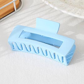 Solid Open Rectangle Hair Claw Clip