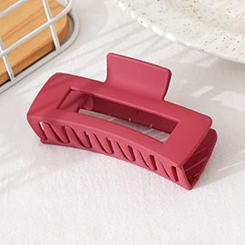 Solid Open Rectangle Hair Claw Clip