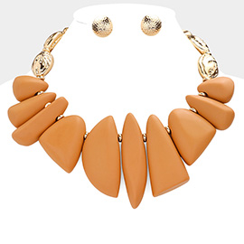 Abstract Beaded Collar Necklace