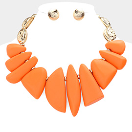 Abstract Beaded Collar Necklace
