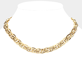 18K Gold Dipped Stainless Steel Premium Handmade Chain Necklace