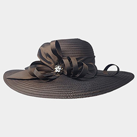 Bow Accented Dressy Hat