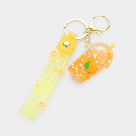 Smoothie Drink Strap Keychain