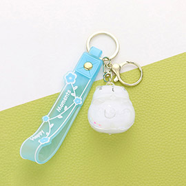 Cute Cat Strap Keychain