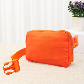 Solid Nylon Sling Bag / Fanny Pack / Belt Bag