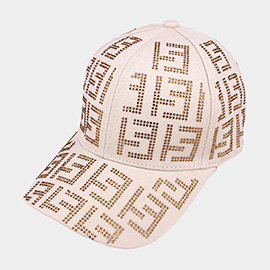 Bling Patterned Baseball Cap