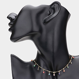 Evil Eye Station Necklace