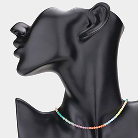 Cats Eye Beaded Necklace